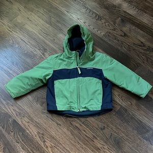Lands’ End Fleece Lined Hooded Jacket